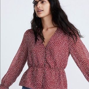 Madewell Peplum Blouse